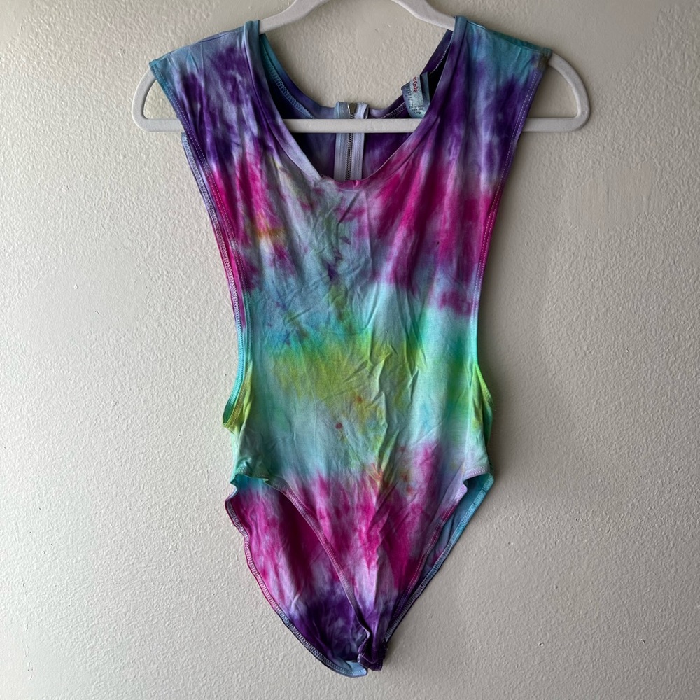 Tie dye body suit